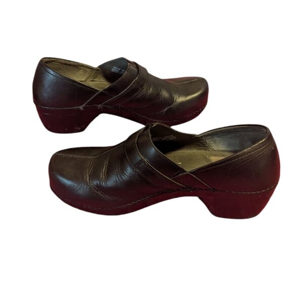 Dansko Solstice Leather Clog Shoe Professional Nurse Boho Comfort Scandi Girl - Picture 3 of 9